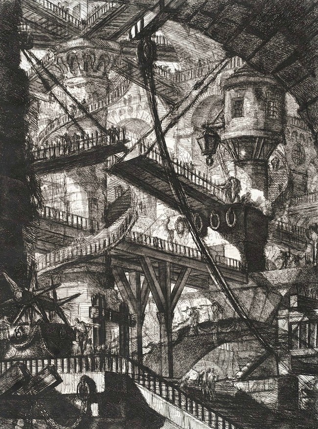 the Draw Bridge. Plate 07. Giovanni Battista Piranesi – Carceri d’Invenzione – Imaginary Prison. Heritage Prints. Museum quality giclee print.