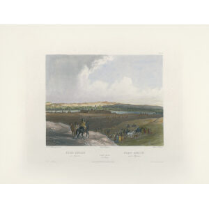 Heritage Prints Bodmer tbl 28 Fort Union on the Missouri (color)