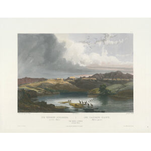 Heritage Prints Bodmer tbl 37 The White Castels on the Upper Missouri (color)