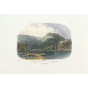 Heritage Prints Bodmer vgt 05 View of Mauch-Chunk (Pennsylvania) (color)