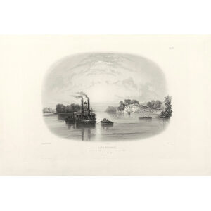 Heritage Prints Bodmer vgt 07 Cave-in-Rock view on the Ohio