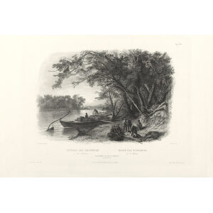 Heritage Prints Bodmer vgt 23 Encampment of the Travellers on the Missouri