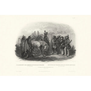 Heritage Prints Bodmer vgt 26 The Travellers meeting with Minatarre Indians