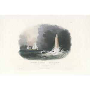 Heritage Prints Bodmer vgt 32 Cleveland Lighthouse (color)