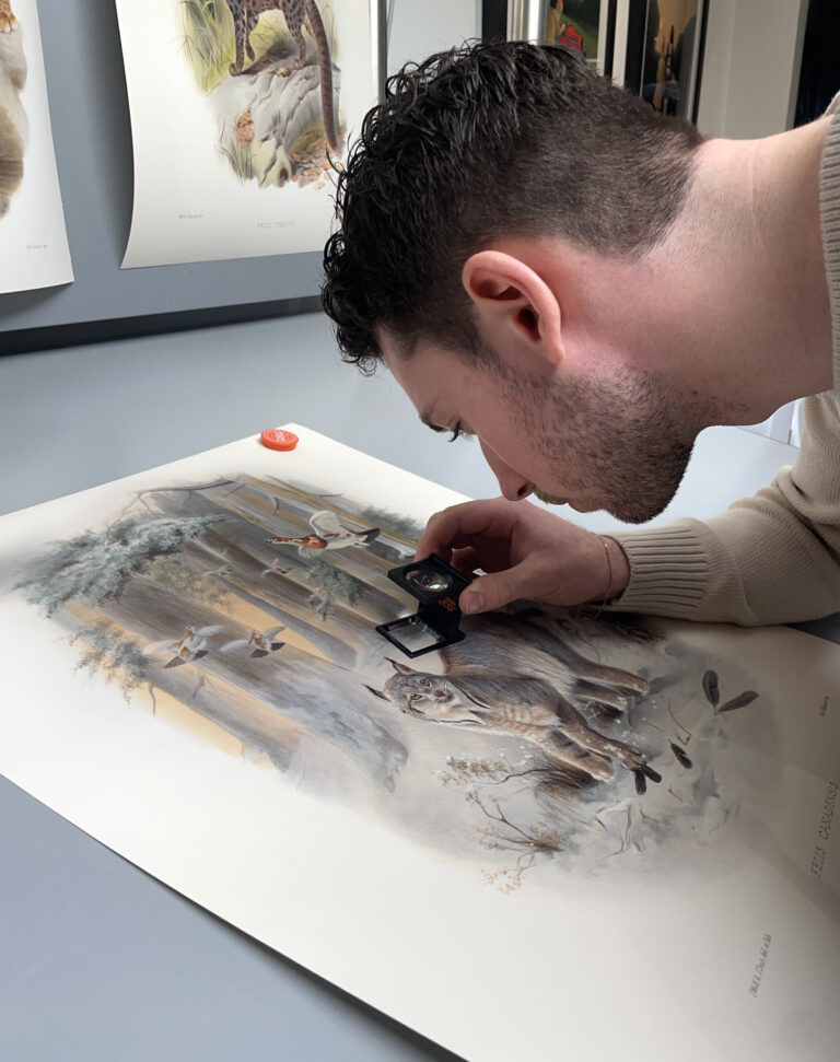 Behind the Scenes: Giclée Printing 'Family of the Cats' by Daniel Elliot. Heritage Prints - Re-Art Special Art Productions