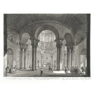 Veduta interna del Sepolcro di S. Costanza - Giovanni Battista Piranesi – Le Vedute di Roma – Facsimile Giclee Print