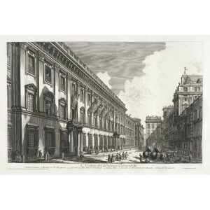 Veduta del Palazzo Odescalchi - Giovanni Battista Piranesi – Le Vedute di Roma – Facsimile Giclee Print