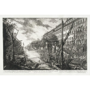 Veduta del Porto di Ripa Grande - Giovanni Battista Piranesi – Le Vedute di Roma – Facsimile Giclee Print