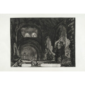 Veduta interna della Villa di Mecenate - Giovanni Battista Piranesi – Le Vedute di Roma – Facsimile Giclee Print