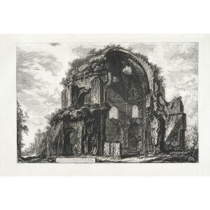 Veduta del Tempio ottangolare di Minerva Medica - Giovanni Battista Piranesi – Le Vedute di Roma – Facsimile Giclee Print