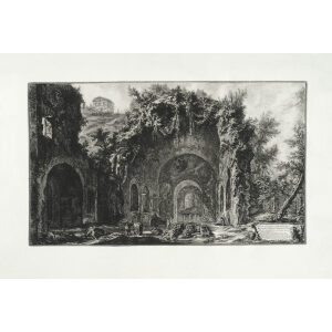 Veduta delle fonte e delle Spelonche d'Egeria - Giovanni Battista Piranesi – Le Vedute di Roma – Facsimile Giclee Print