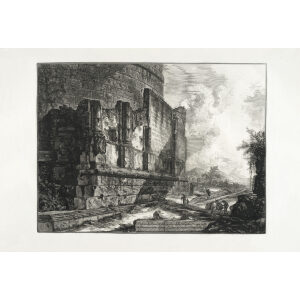 Veduta degli avanzi del Sepolcro della Famiglia Plauzia - Giovanni Battista Piranesi – Le Vedute di Roma – Facsimile Giclee Print