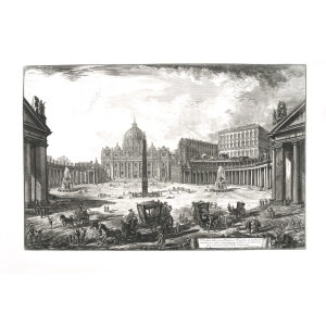 Gran Basilica di S. Pietro - Giovanni Battista Piranesi – Le Vedute di Roma – Facsimile Giclee Print