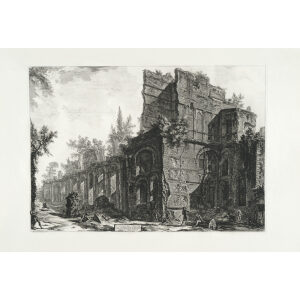 Rovine di uno degli alloggiamenti de'Soldat - Giovanni Battista Piranesi – Le Vedute di Roma – Facsimile Giclee Print