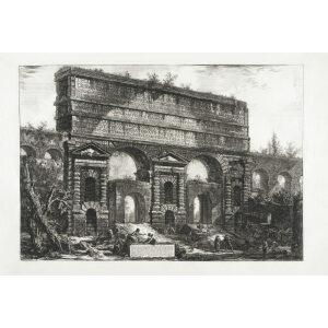 Veduta del Monumento eretto dall' Imperador Tito Vespasiano - Giovanni Battista Piranesi – Le Vedute di Roma – Facsimile Giclee Print